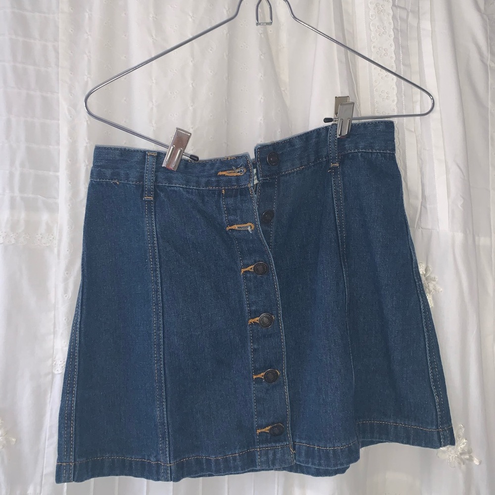 jean skirt